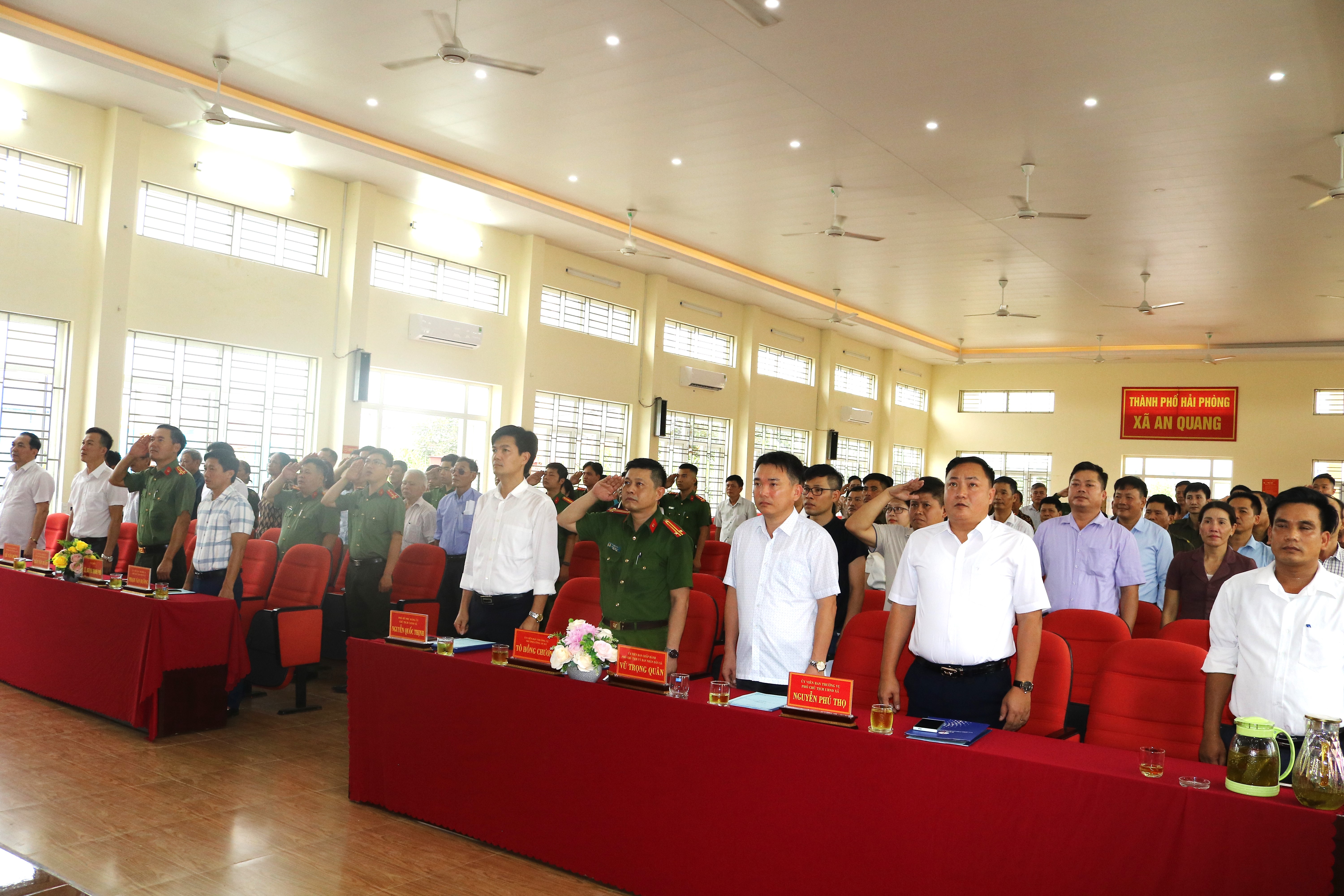 Sôi nổi khí thế “Ngày hội toàn dân bảo vệ ANTQ” năm 2025 xã An Quang